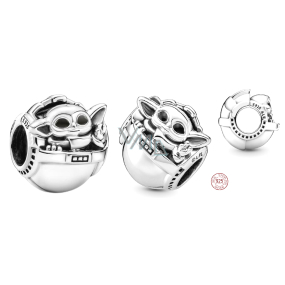 Charm Sterling silver 925 Marvel Star Wars Grogu , bead for bracelet