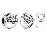 Charm Sterling silver 925 Marvel Star Wars Grogu , bead for bracelet