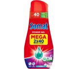 Somat All in 1 Power Gel Hygiene Fresh dishwasher gel for hygienic cleanliness and shiny shine 80 doses 2 x 720 ml, duopack