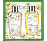 Bohemia Gifts Chamomile cream shower gel 250 ml + gentle hair shampoo 250 ml, cosmetic set for women