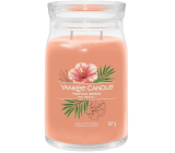 Yankee Candle Tropical Breeze - Tropical Breeze scented candle Signature large glass 2 wicks 567 g