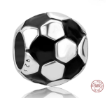 Charm Sterling silver 925 Football, bead on bracelet sport