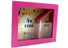 Albi Cash box in frame Duo For children and wine 16 x 5,5 x 4 cm