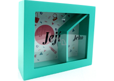 Albi Framed cash box Duo His and hers 16 x 5,5 x 4 cm