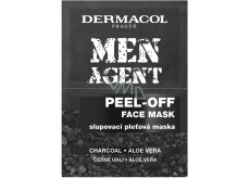 Dermacol Men Agent peel-off face mask for men 2 x 7.5 ml