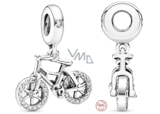 Charm Sterling silver 925 Dazzling Wheel, pendant on bracelet sport