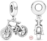 Charm Sterling silver 925 Dazzling Wheel, pendant on bracelet sport