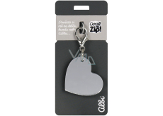 Albi Mirror keyring silver heart
