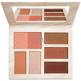 Sunkissed Contour Pro Bronzer, Highlighter and Blush Palette 21,1 g