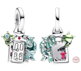 Charm Sterling Silver 925 Disney Pixar Monsters Ltd, Door, Bracelet Pendant