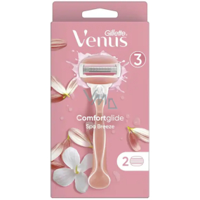 Gillette Venus Venus ComfortGlide Spa Breeze 3 blade shaver + 2 replacement heads for women