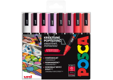 Posca Universal acrylic marker set 1,8 - 2,5 mm Love mix of warm tones 8 pieces PC-5M