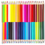 Colorino Crayons triangular double-sided 24 / 48 colours