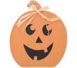 Wooden pumpkin 16,5 cm