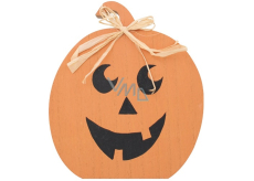 Wooden pumpkin 16,5 cm