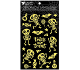 Plastic stickers Skeletons 14,5 x 25 cm