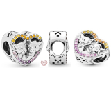 Charm Sterling silver 925 Disney Lion King - Simba and Nala, bead for bracelet