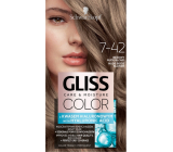 Schwarzkopf Gliss Color hair color 7-42 Natural Beige Blonde 2 x 60 ml
