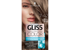 Schwarzkopf Gliss Color hair color 7-42 Natural Beige Blonde 2 x 60 ml