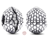 Charm Sterling silver 925 Game of Thrones Glittering Dragon Egg, Bracelet Bead, Movie