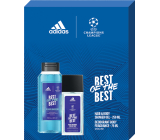Adidas UEFA Champions League Best of The Best perfumed deodorant glass 75 ml + shower gel 250 ml, cosmetic set for men