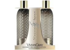 Vivian Gray Ylang and Vanilla luxury shower gel 300 ml + luxury body lotion 300 ml, cosmetic set