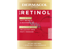 Dermacol Bio Retinol Anti-Wrinkle Rejuvenating Mask 2 x 8 ml