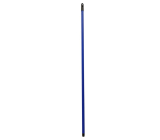 Clanax Broom Stick, Broom Handle blue with coarse thread 120 cm