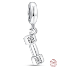 Sterling silver 925 gym, china, lucky bracelet pendant