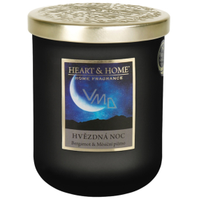 Heart & Home Starry Night soy scented candle large burns up to 75 hours 320 g
