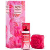 Rose of Bulgaria eau de parfum 25 ml + rose-shaped toilet soap 60 g, gift set for women