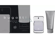 Bugatti Signature Grey eau de toilette 100 ml + shower gel 200 ml, gift set for men