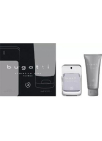 Bugatti Signature Grey eau de toilette 100 ml + shower gel 200 ml, gift set for men