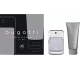 Bugatti Signature Grey eau de toilette 100 ml + shower gel 200 ml, gift set for men