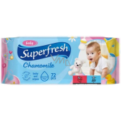 Superfresh Chamomile wet wipes for children 72 pieces