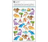 Dinosaurs plastic stickers 14,5 x 25 cm