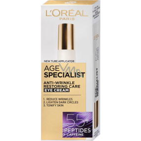 Loreal Paris Age Specialist Anti-Wrinkle Eye Cream for 55+ skin 15 ml