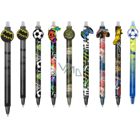 Colorino Rubberized pen Batman, blue refill 0,5 mm