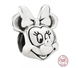 Charm Sterling silver 925 Disney Minnie portrait, bead on bracelet