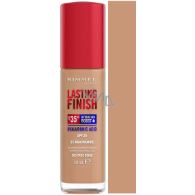Rimmel Lasting Finish Hyaluronic Acid long-lasting moisturising make-up 203 True Beige 30 ml