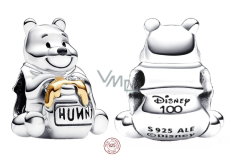 Charm Sterling silver 925 Disney 100. anniversary Winnie the Pooh, bead for bracelet