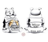 Charm Sterling silver 925 Disney 100. anniversary Winnie the Pooh, bead for bracelet