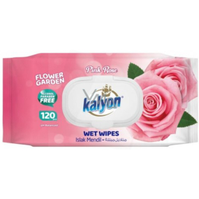 Kalyon Pink Rose Wet Wipes 120 pieces