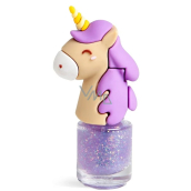 Martinelia Unicorn nail polish purple with glitter for children 34 g