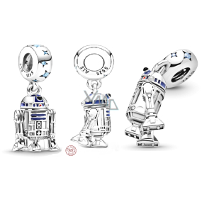 Charm Sterling silver 925 Marvel Star Wars Droid R2-D2, bracelet pendant