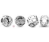 Charm Sterling silver 925 Marvel Star Wars Han Solo and Leia, bead on bracelet movie