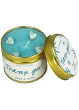 Bomb Cosmetics Thank You - Thank You scented natural, handmade candle in tin box burns up to 35 hours