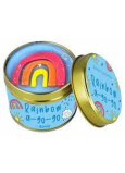 Bomb Cosmetics Rainbow A Go Go - Rainbow A Go Go, scented natural, handmade candle in a tin box burns up to 35 hours