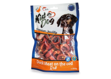 KidDog Duck meat on the cod roll duck meat on the cod roll, meat treat for dogs 250 g