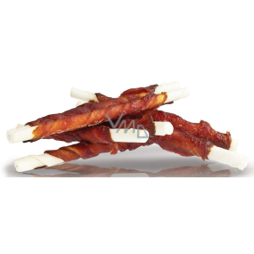 KidDog Rawhide chewing rolls duck meat on buffalo stick, meat treat for dogs 8 mm 500 g
